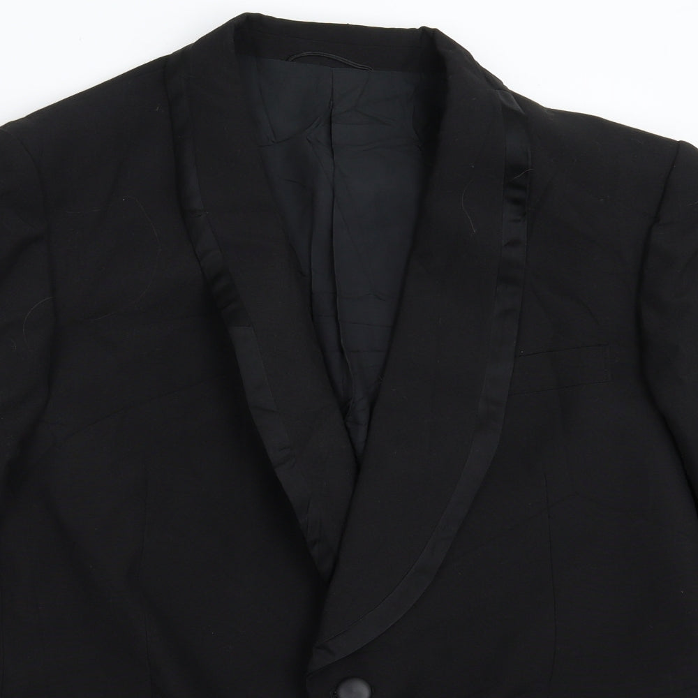 Sumrie Mens Black   Jacket Suit Jacket Size 40