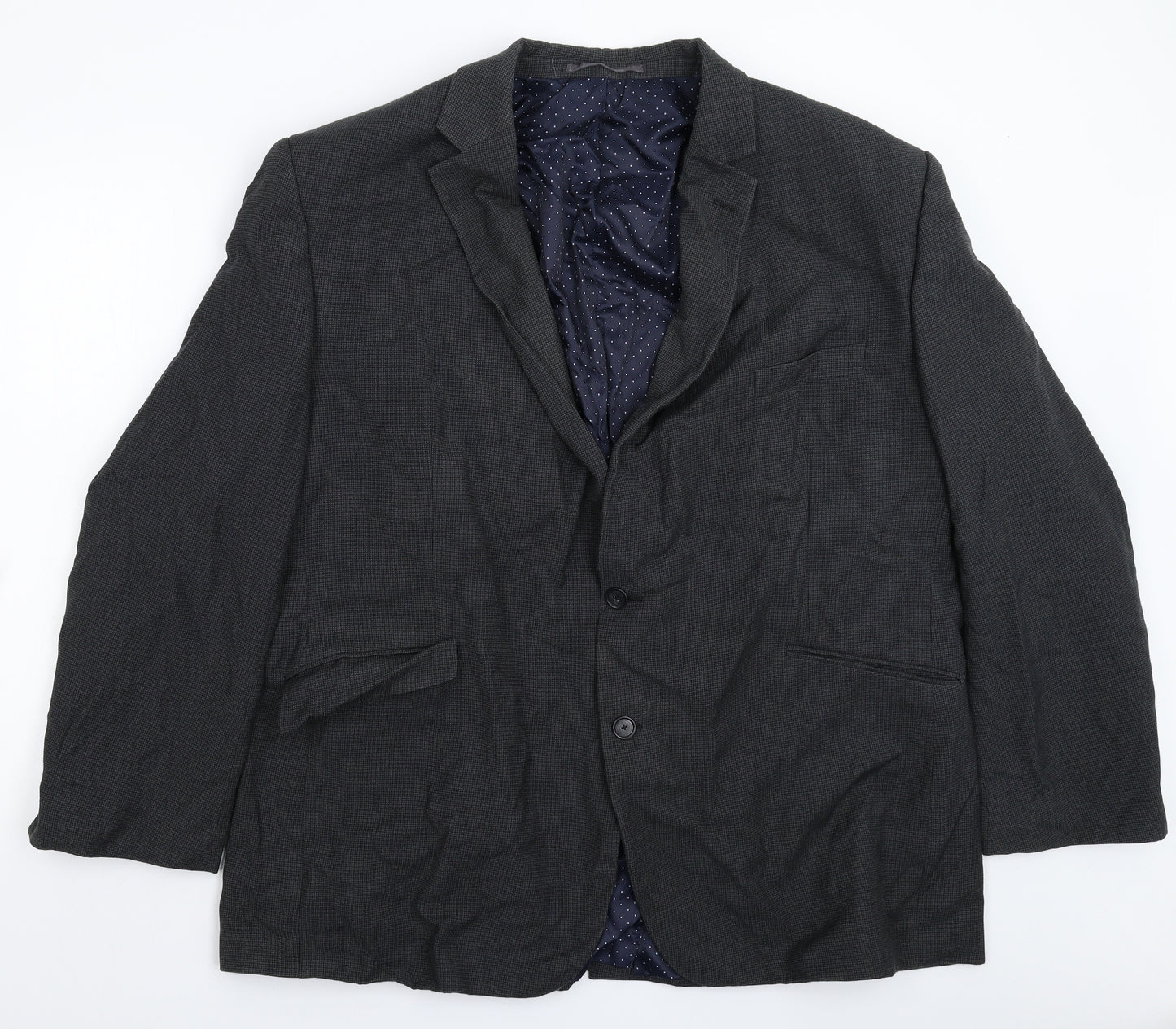 Centaur Mens Black   Jacket Suit Jacket Size 52