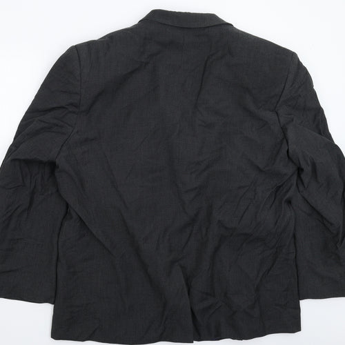 Centaur Mens Black   Jacket Suit Jacket Size 52