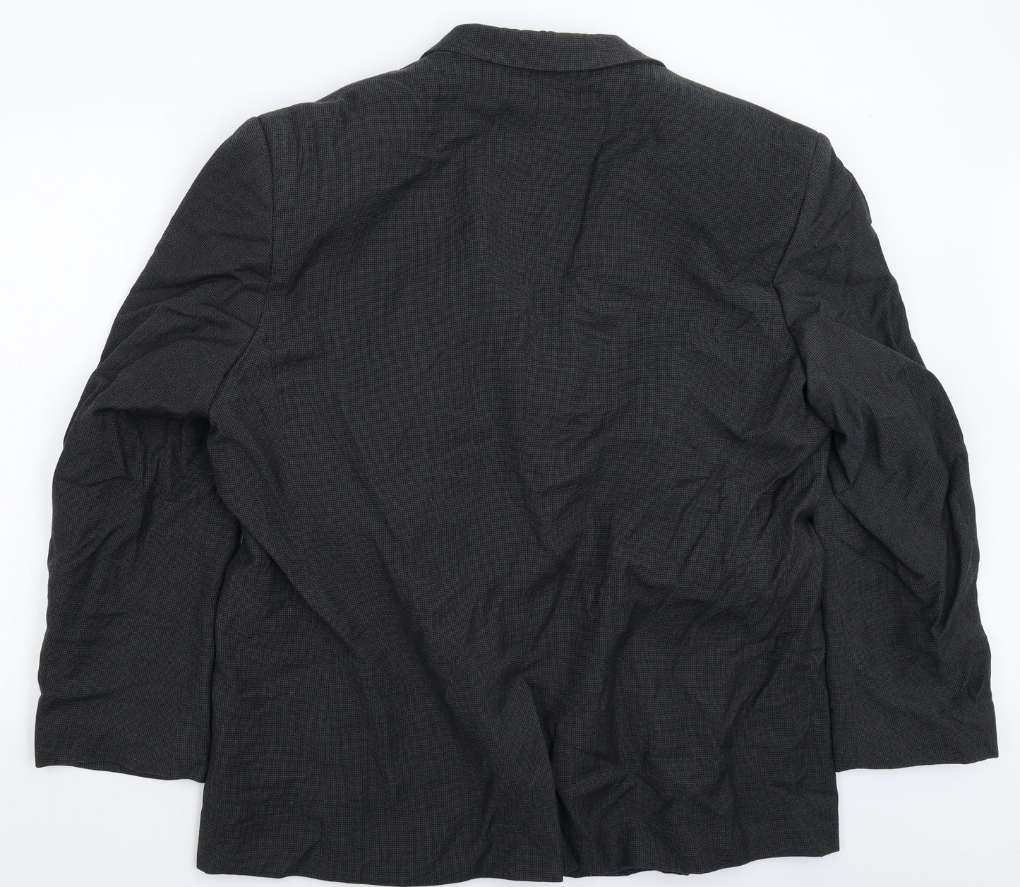Centaur Mens Black   Jacket Suit Jacket Size 52