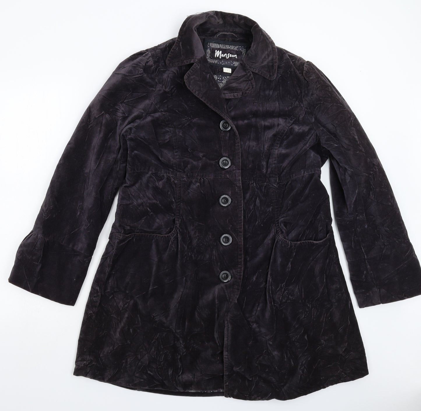 Monsoon Womens Brown   Pea Coat Coat Size 18