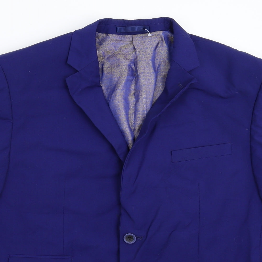 Greenwods Mens Blue   Jacket Suit Jacket Size 44