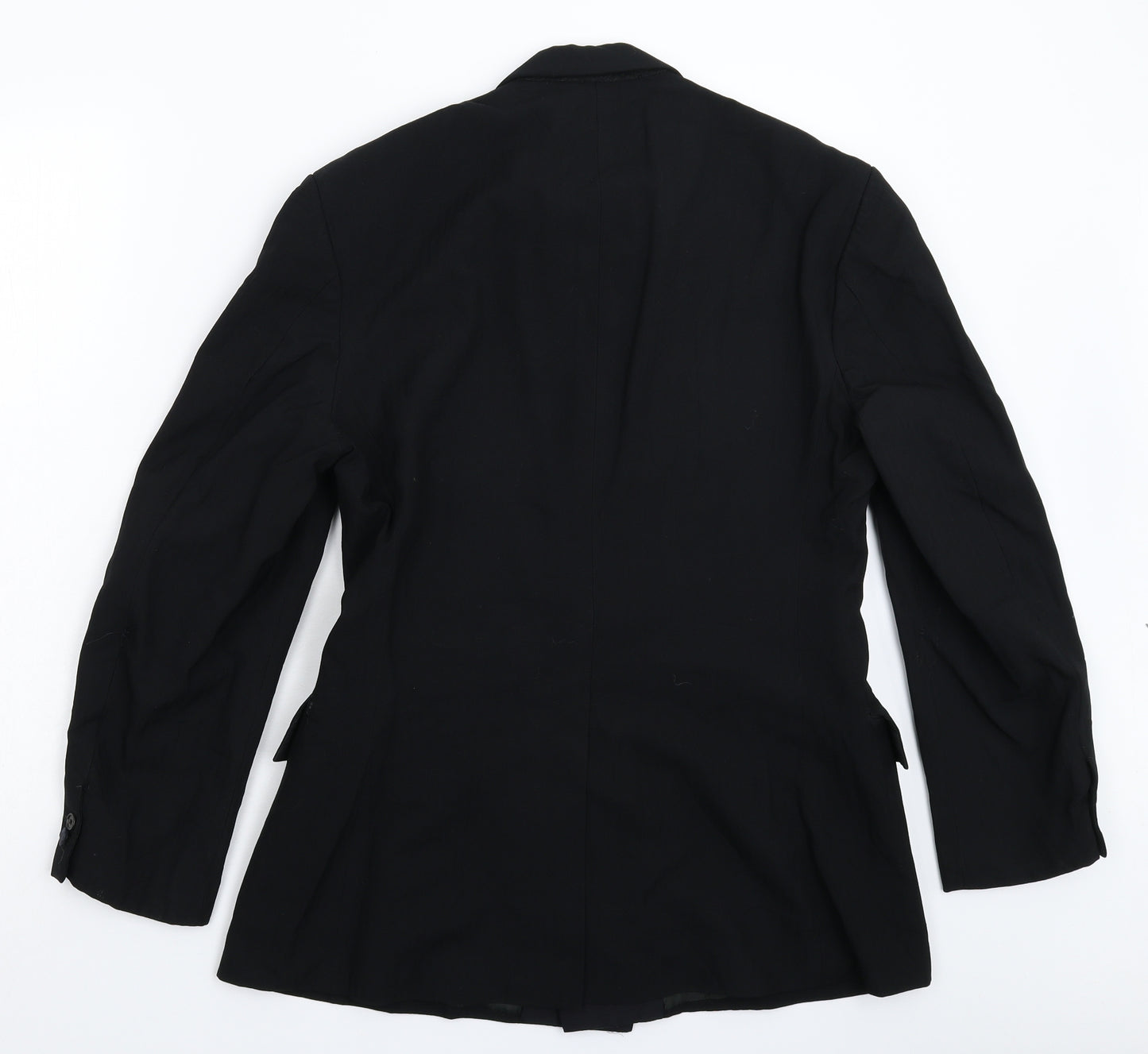 Preworn Mens Black   Jacket Suit Jacket Size 36