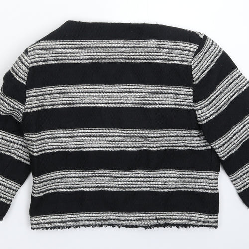 Marks and Spencer Womens Multicoloured Striped  Jacket Blazer Size 10