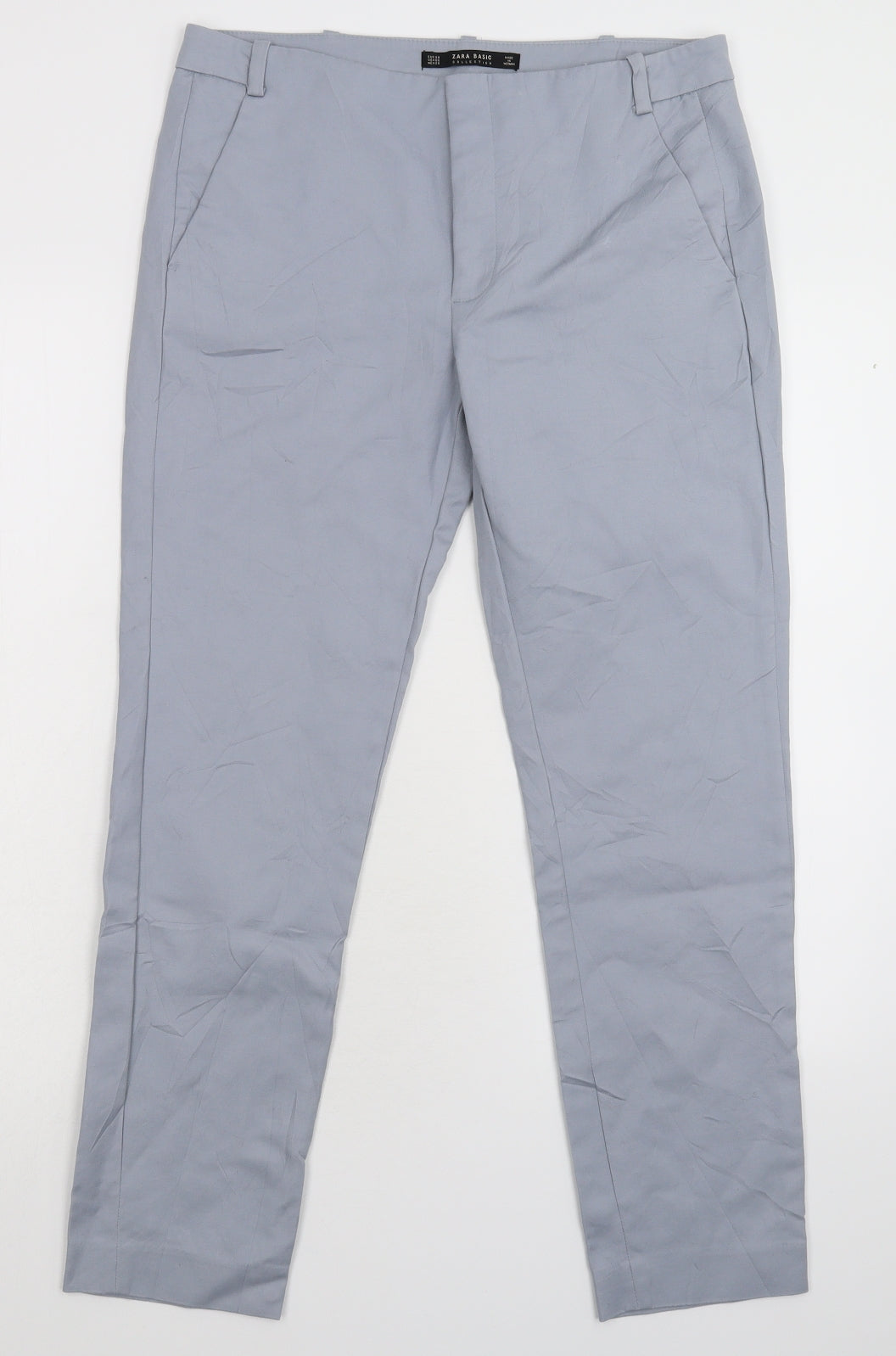 Zara Womens Grey   Chino Trousers Size 10 L28 in