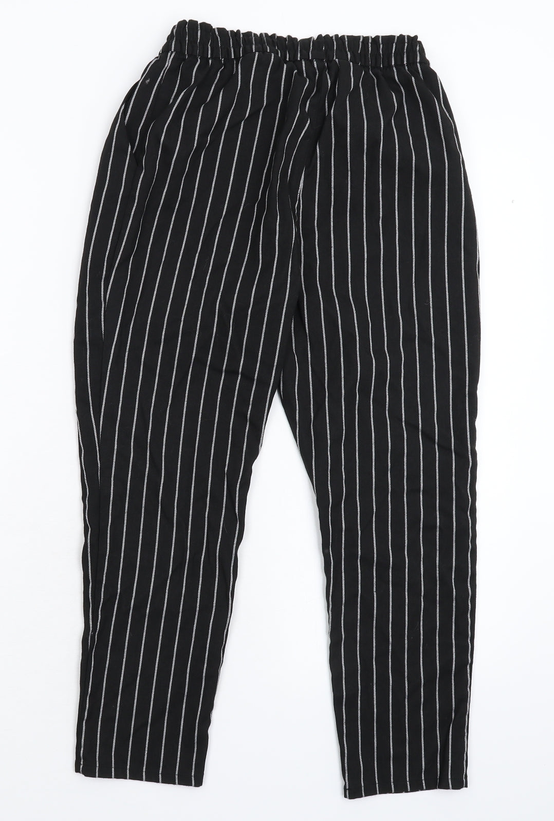 H&M Girls Black Striped  Dress Pants Trousers Size 10 Years