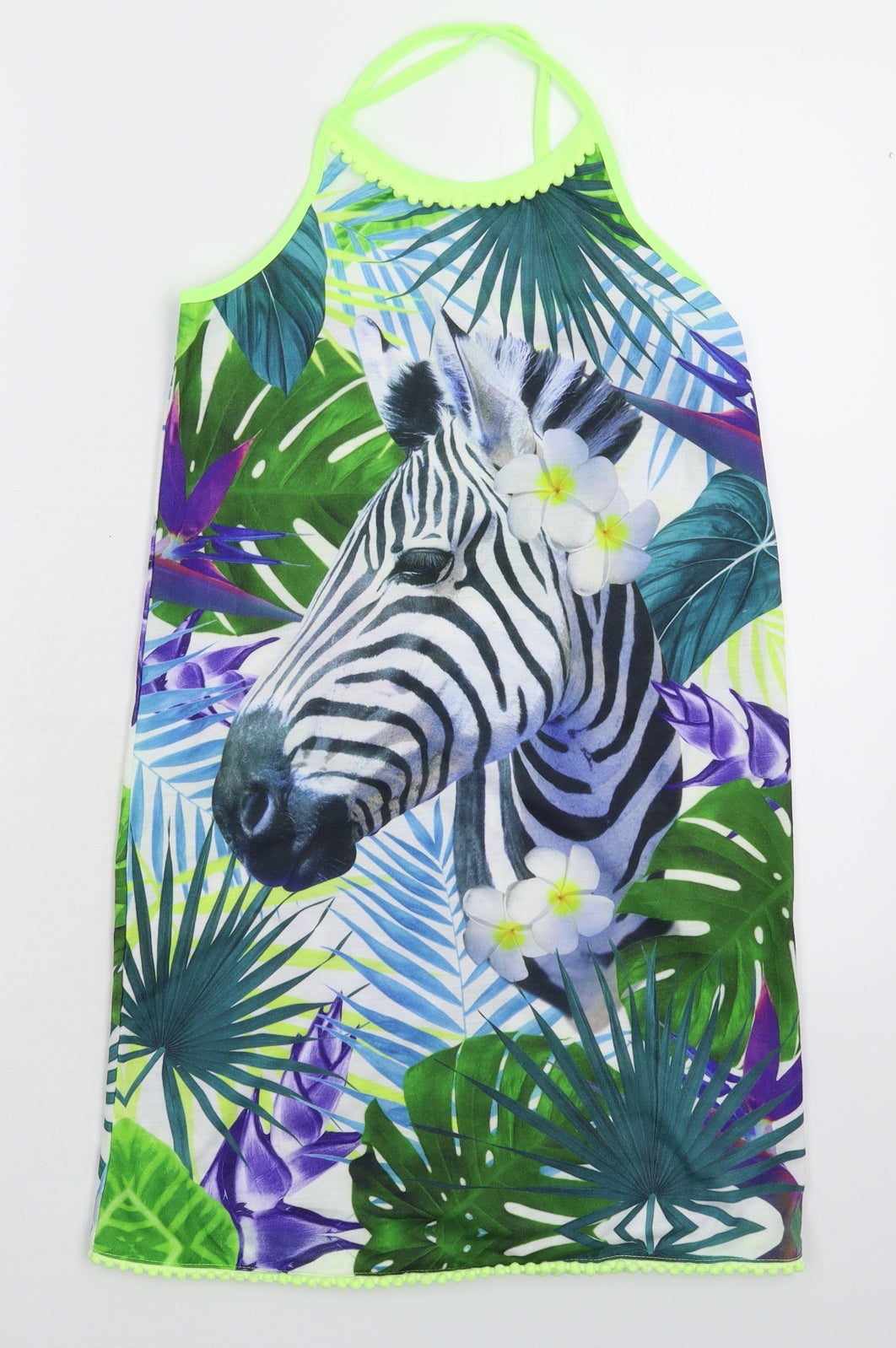 Blue Zoo Girls Multicoloured   Tank Dress  Size 9-10 Years