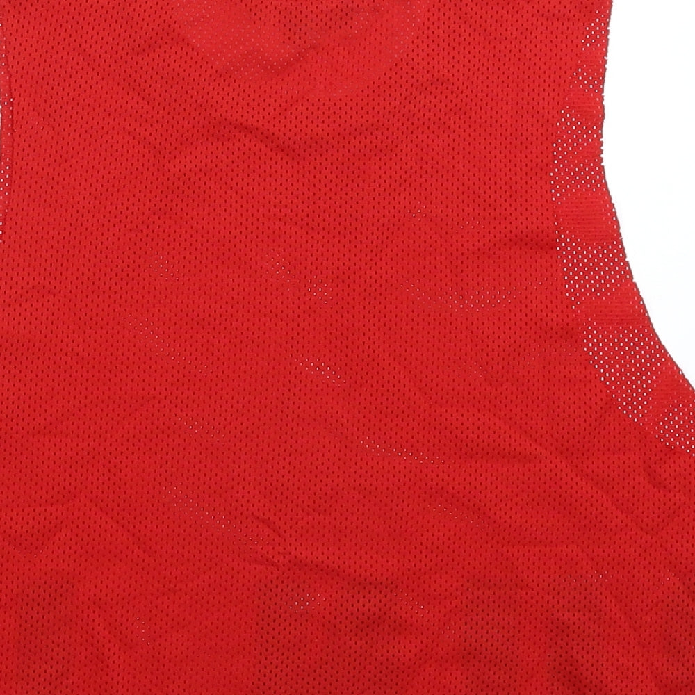 New Look Womens Red   Cropped Tank Size L