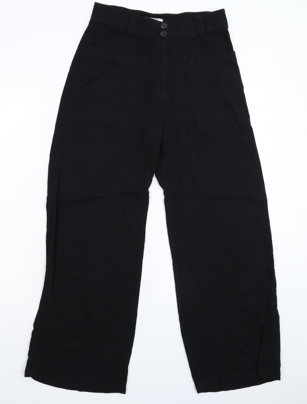 Marks and Spencer Womens Black   Trousers  Size 10 L27 in