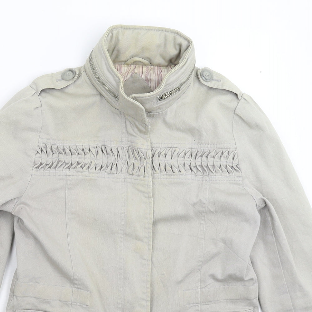 Dorothy Perkins Womens Grey   Jacket Blazer Size 12