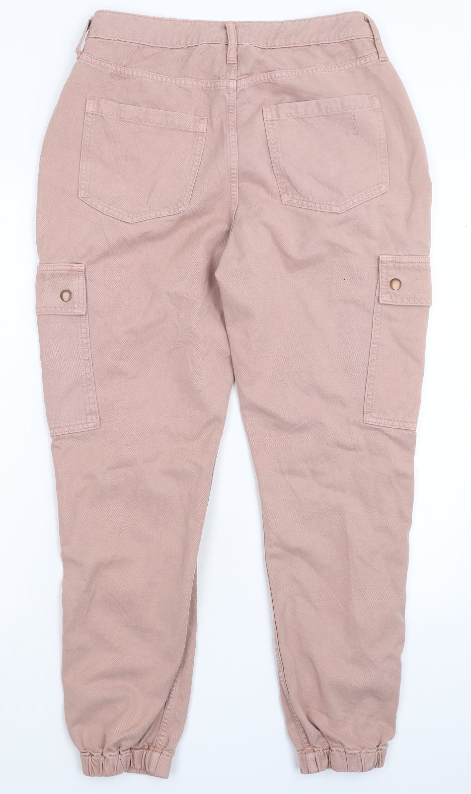 Very Womens Pink   Cargo Trousers Size 10 L26 in