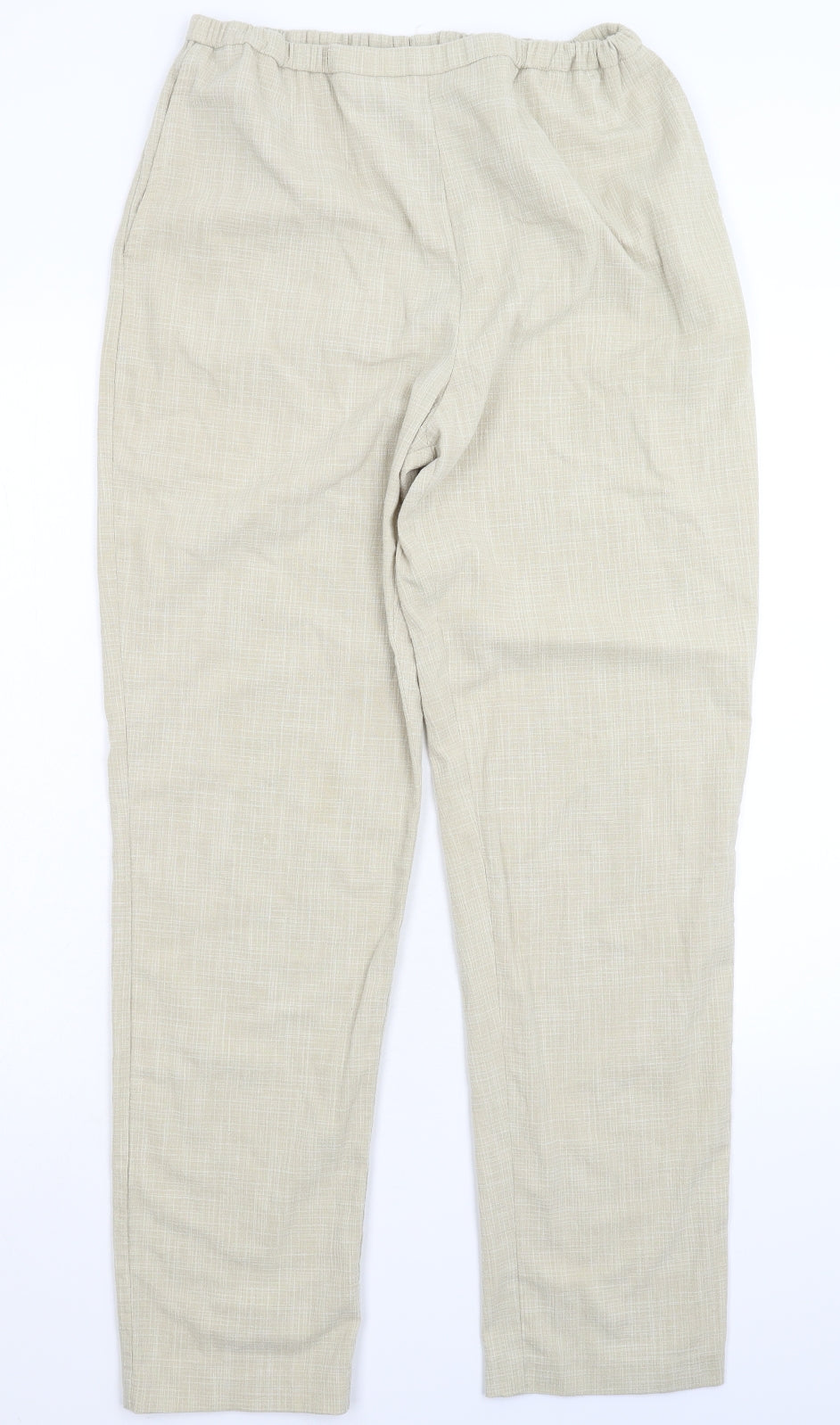 Carr & Westley Womens Beige   Trousers  Size 12 L28 in