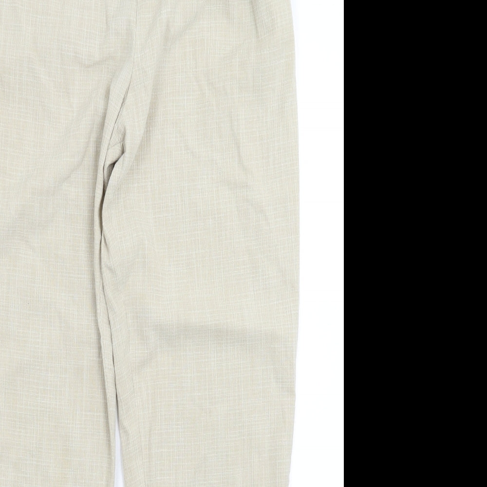 Carr & Westley Womens Beige   Trousers  Size 12 L28 in