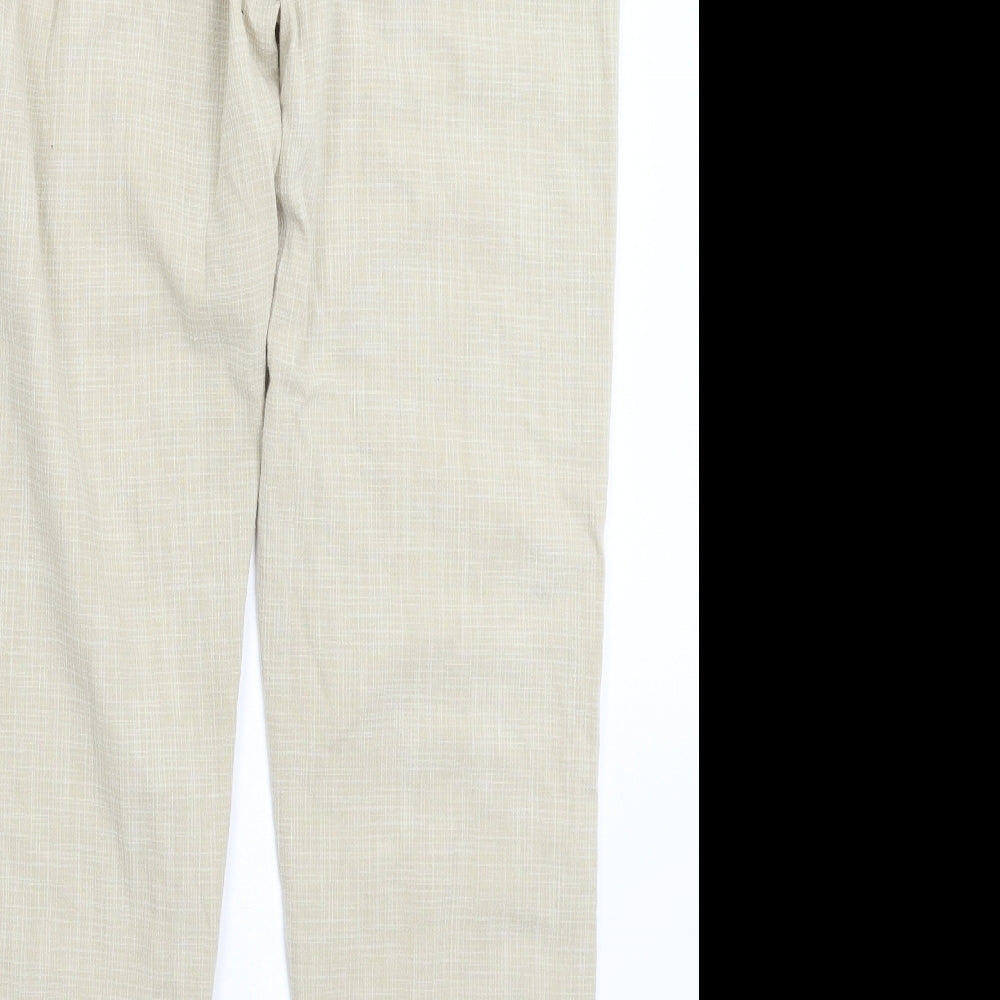 Carr & Westley Womens Beige   Trousers  Size 12 L28 in