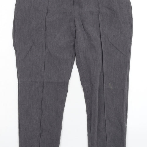 Topshop Womens Grey   Dress Pants Trousers Size 10 L25 in