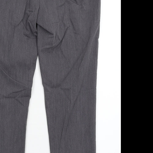 Topshop Womens Grey   Dress Pants Trousers Size 10 L25 in