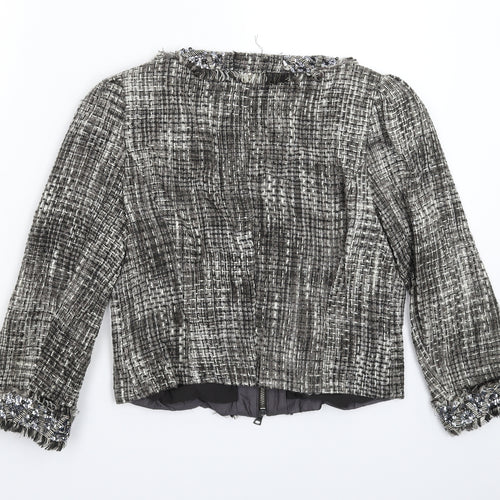 Preworn Womens Grey   Jacket Blazer Size M