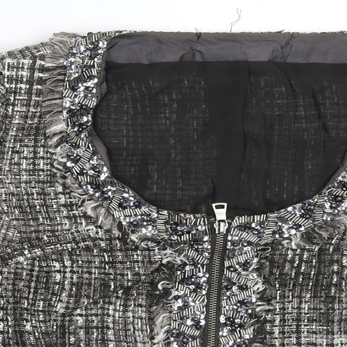 Preworn Womens Grey   Jacket Blazer Size M