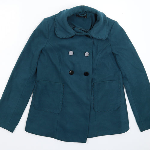 New Look Womens Blue   Jacket Blazer Size 10