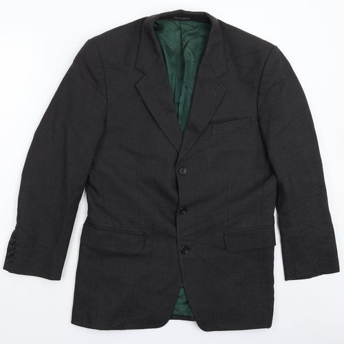 Norton Townsend Mens Black   Jacket Suit Jacket Size 38