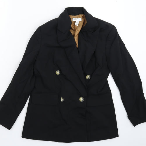 Topshop Womens Black   Jacket Suit Jacket Size 8