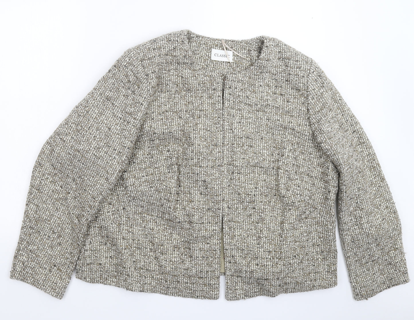 Marks and Spencer Womens Grey   Jacket Blazer Size 22