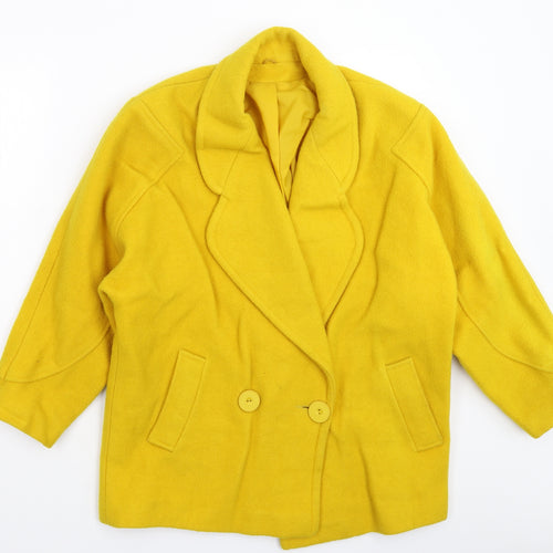 BHS Womens Yellow   Jacket Coat Size 12