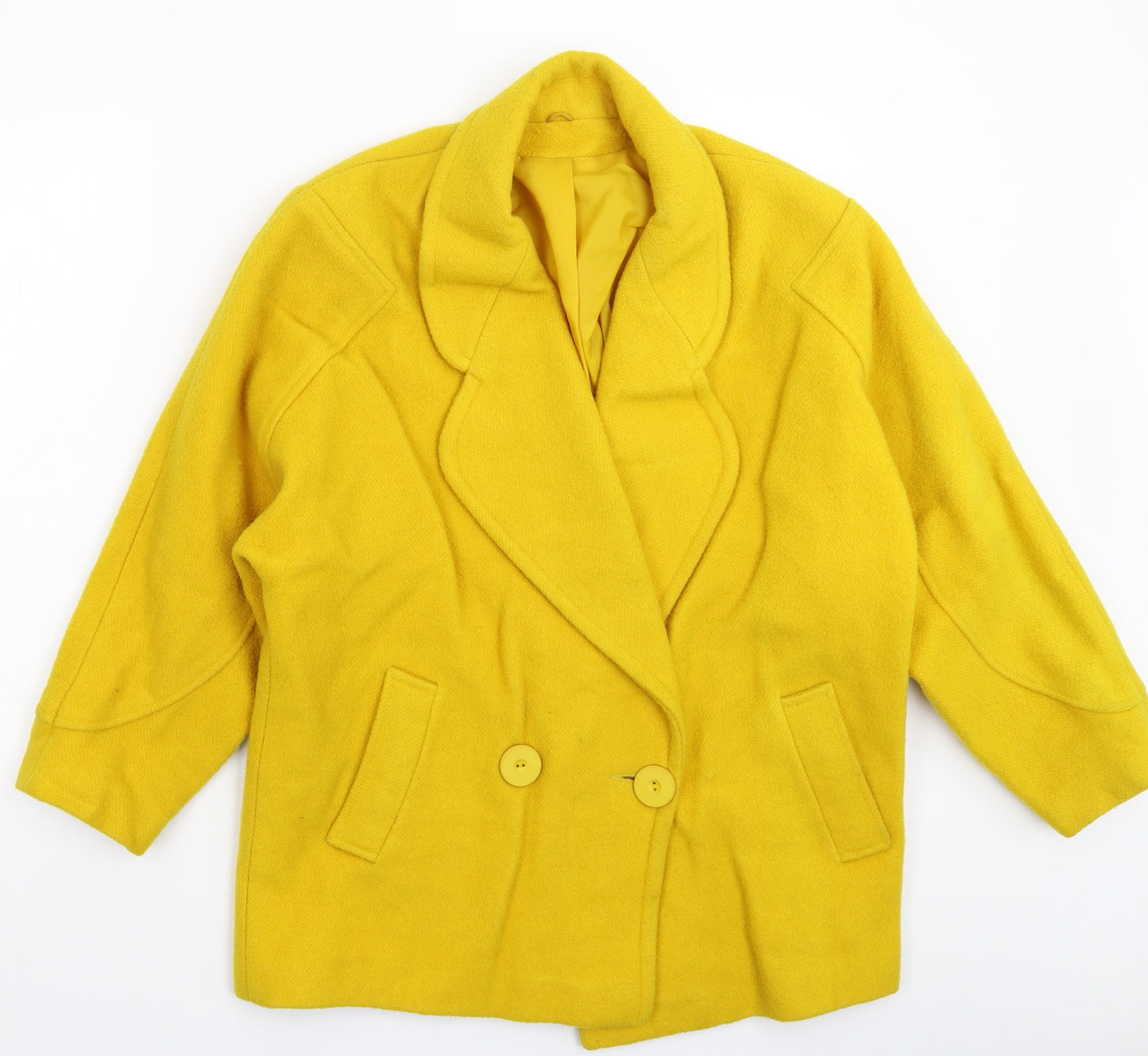 BHS Womens Yellow   Jacket Coat Size 12