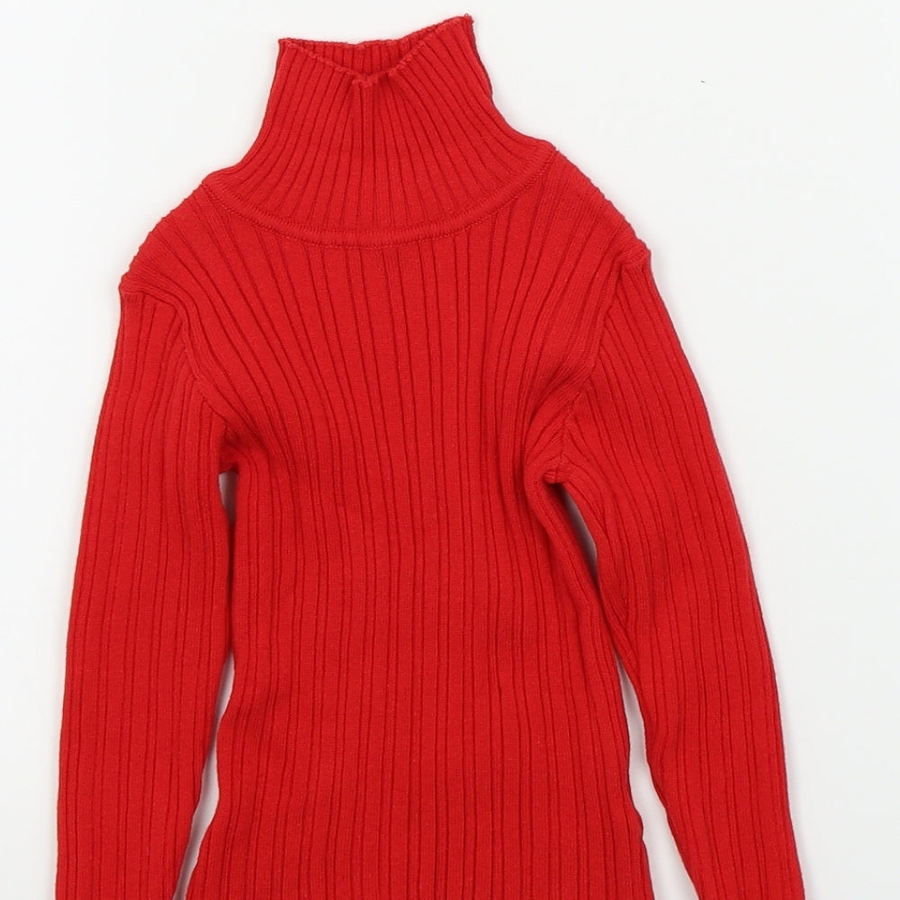 Nutmeg Girls Red Colourblock  Basic T-Shirt Size 2-3 Years