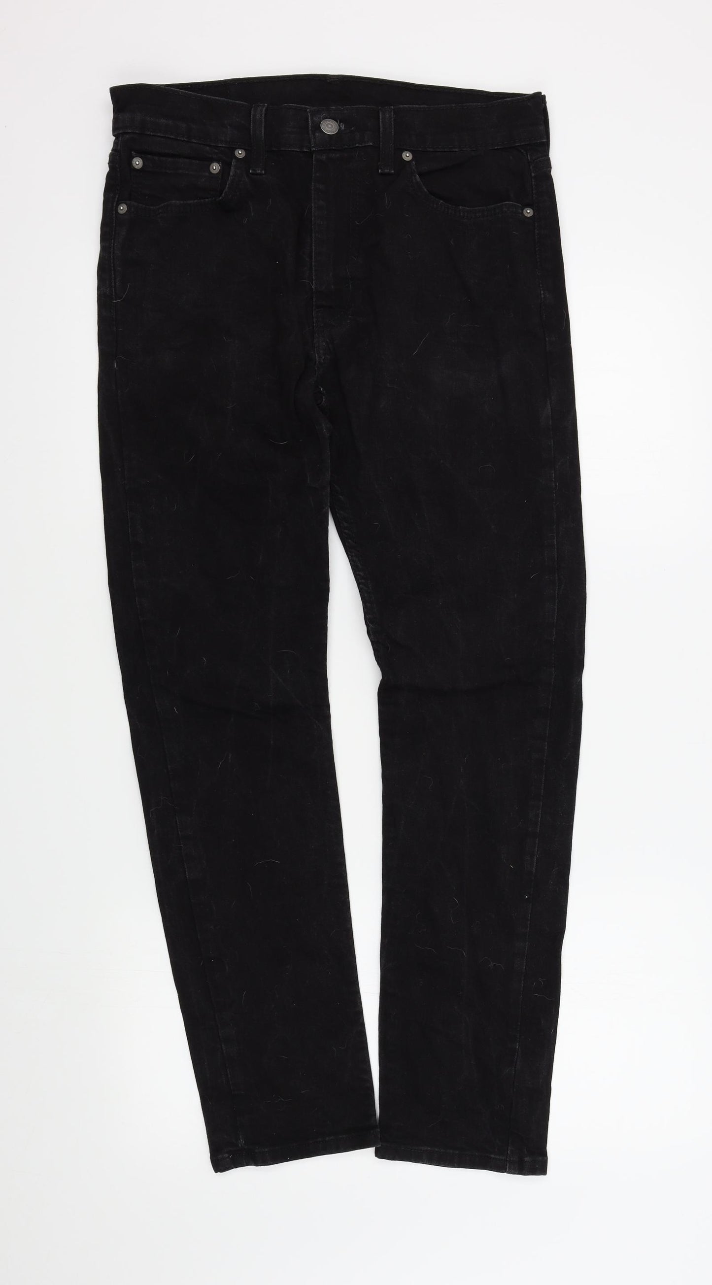 Levi's Mens Black   Straight Jeans Size 32 in L32 in