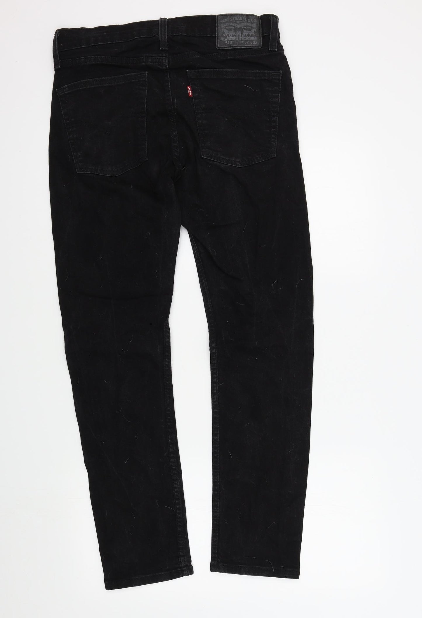 Levi's Mens Black   Straight Jeans Size 32 in L32 in
