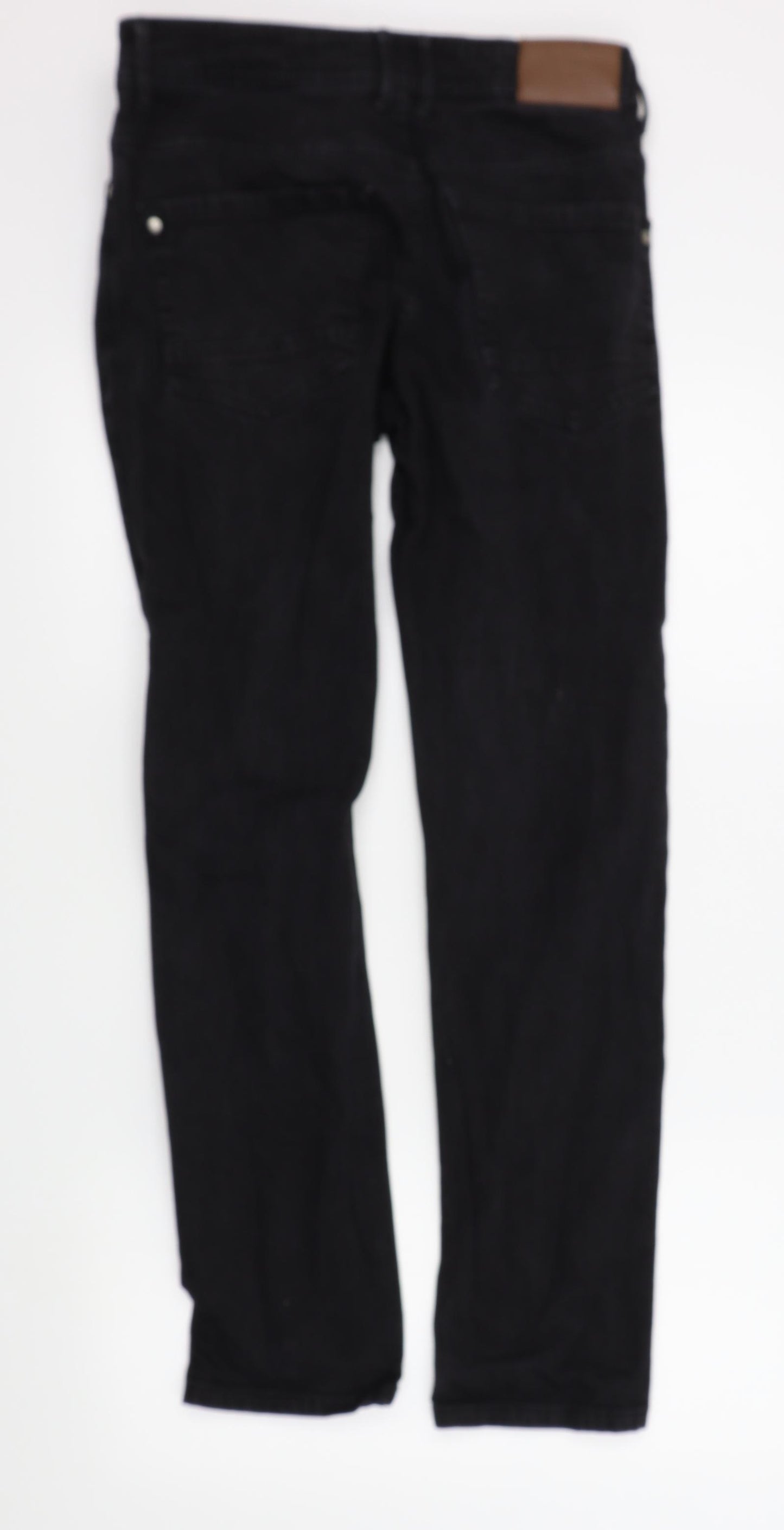 Crosshatch Mens Black   Straight Jeans Size 32 L31 in