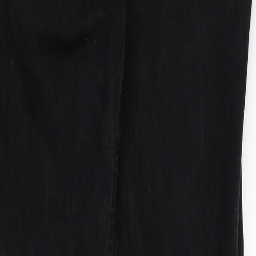 Crosshatch Mens Black   Straight Jeans Size 32 L31 in