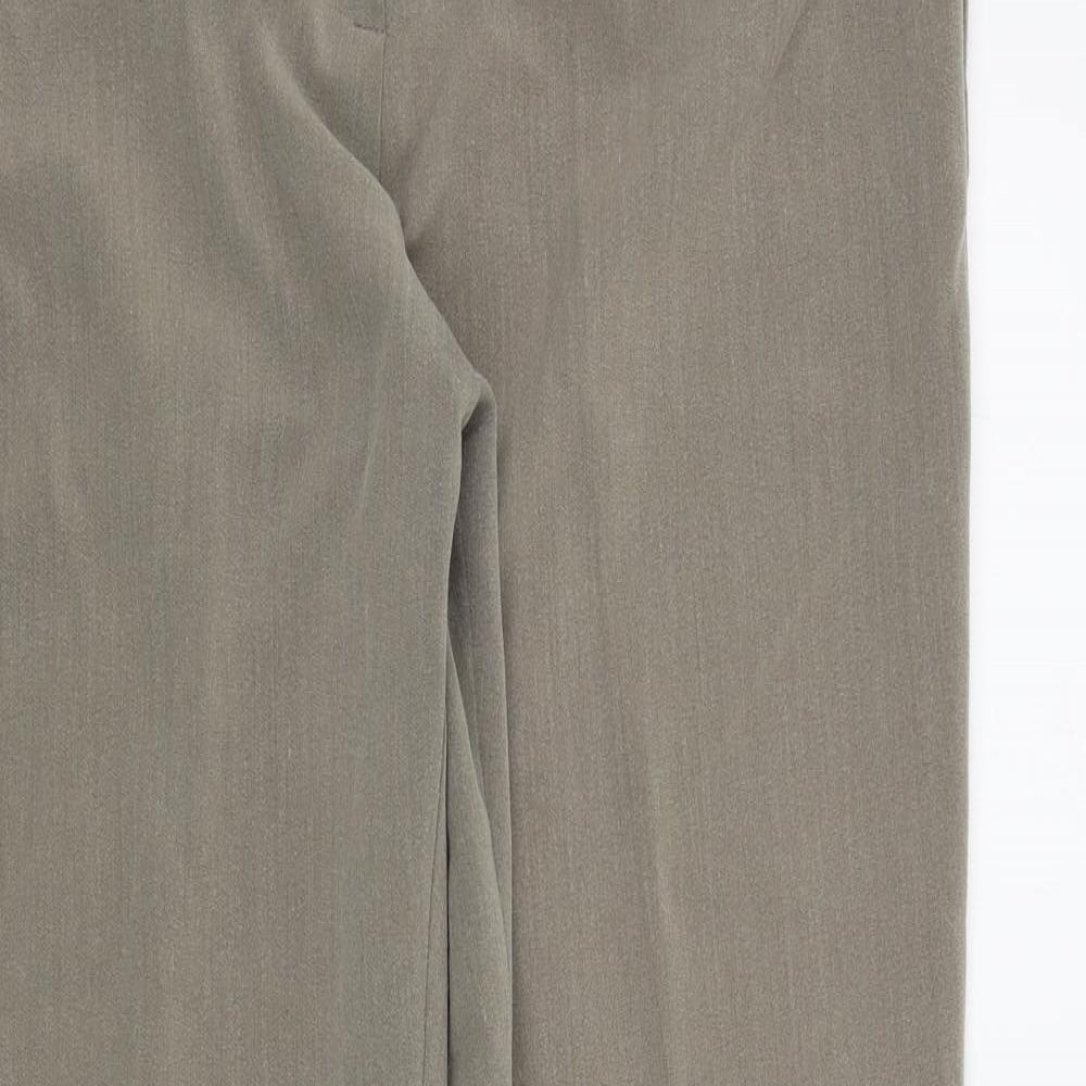 Mia Moda Womens Beige   Trousers  Size 16 L27 in