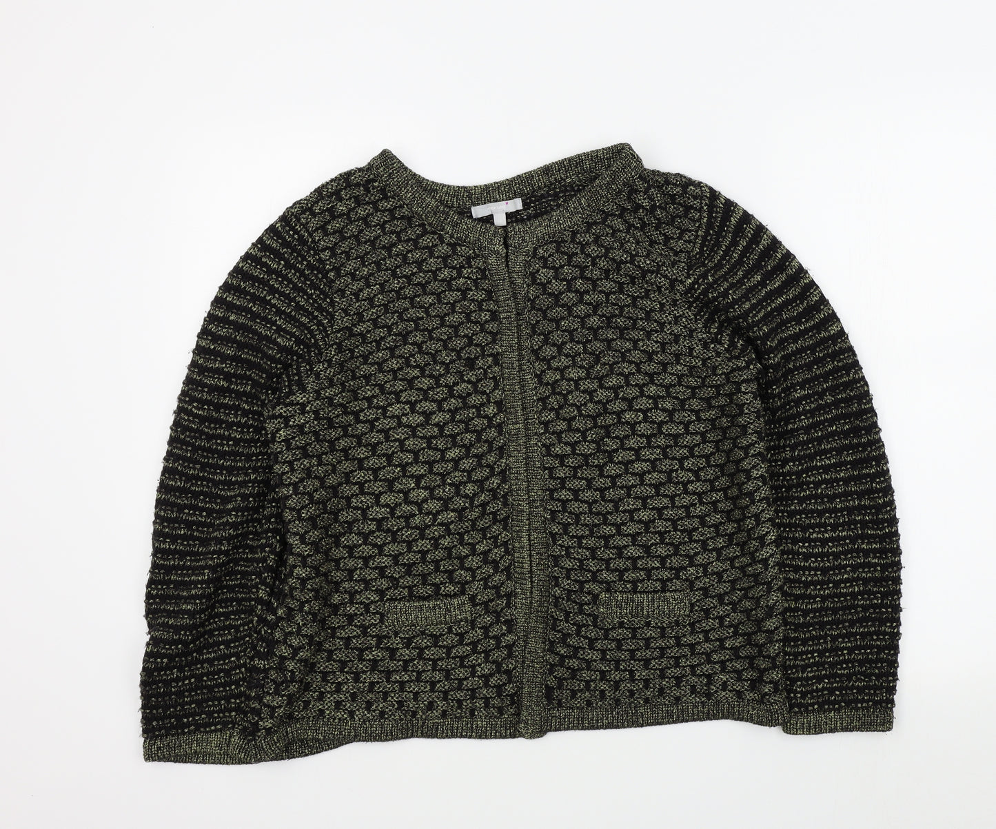 M&S Womens Black   Cardigan Jumper Size 18  - sparkle detail
