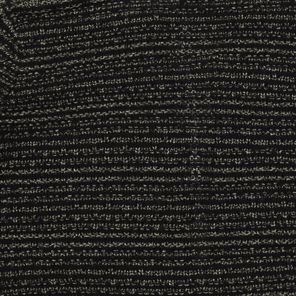 M&S Womens Black   Cardigan Jumper Size 18  - sparkle detail