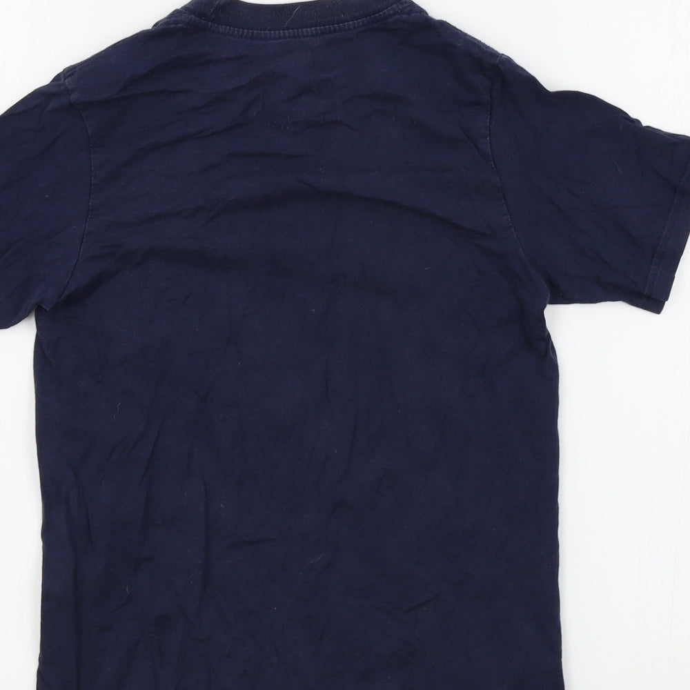 Nike Boys Blue Colourblock  Basic T-Shirt Size S