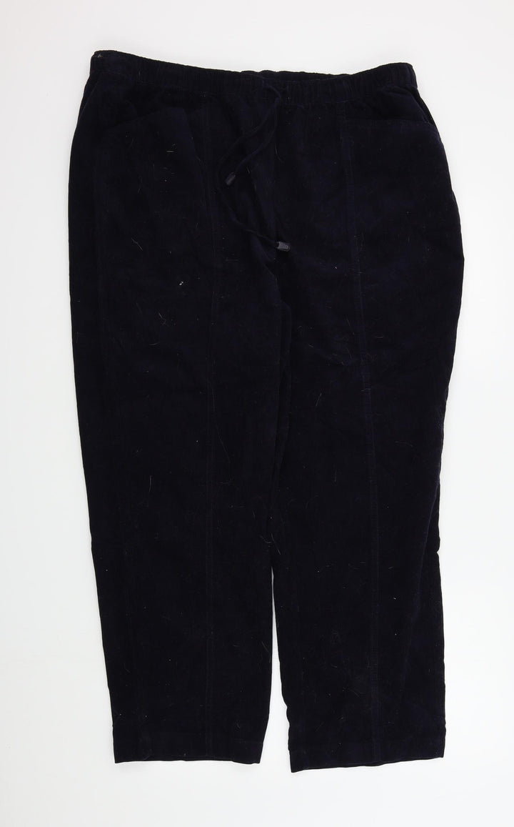 EWM Womens Blue Trousers Size 22 in L27 in