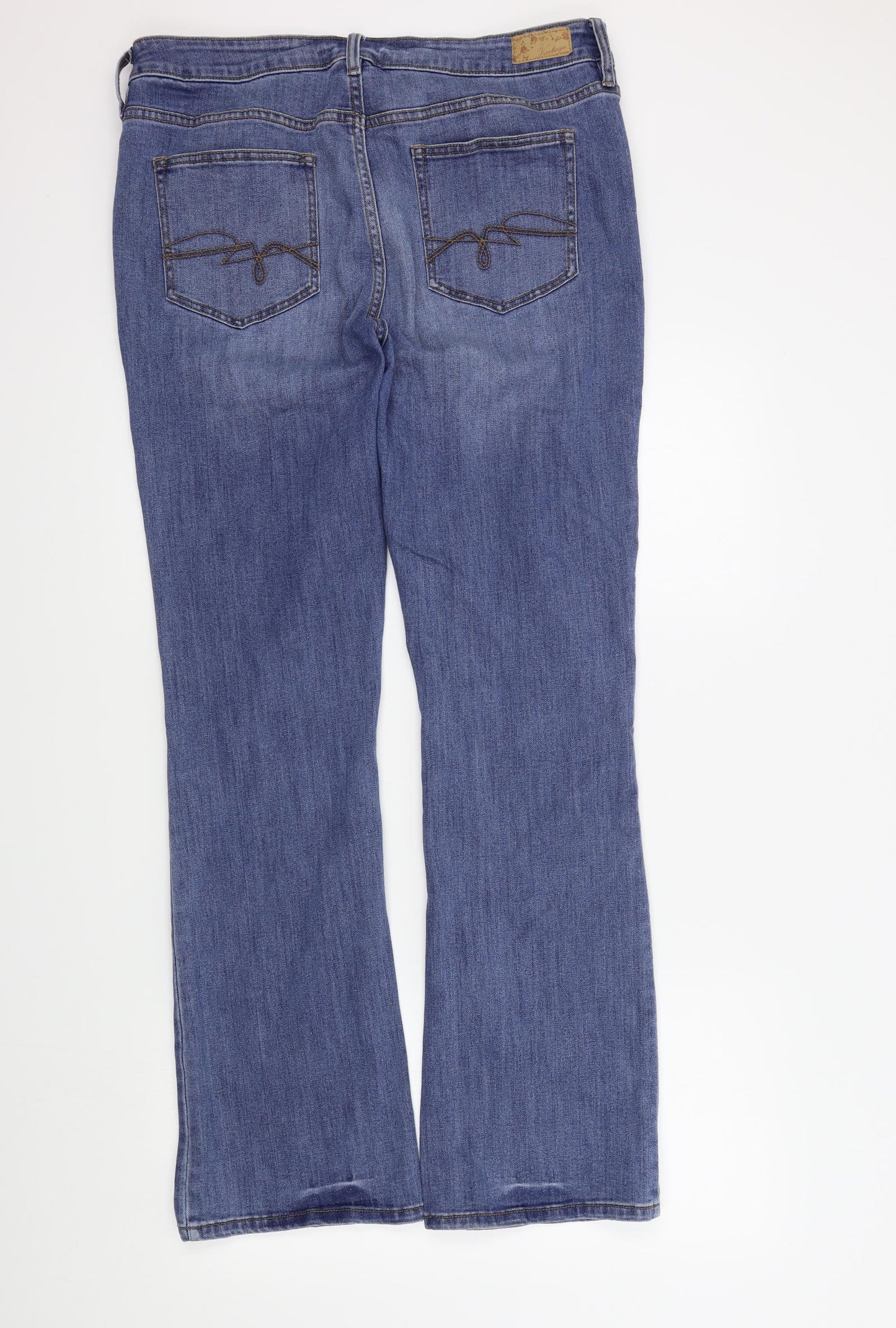 F&F Womens Blue   Bootcut Jeans Size 16 L31 in