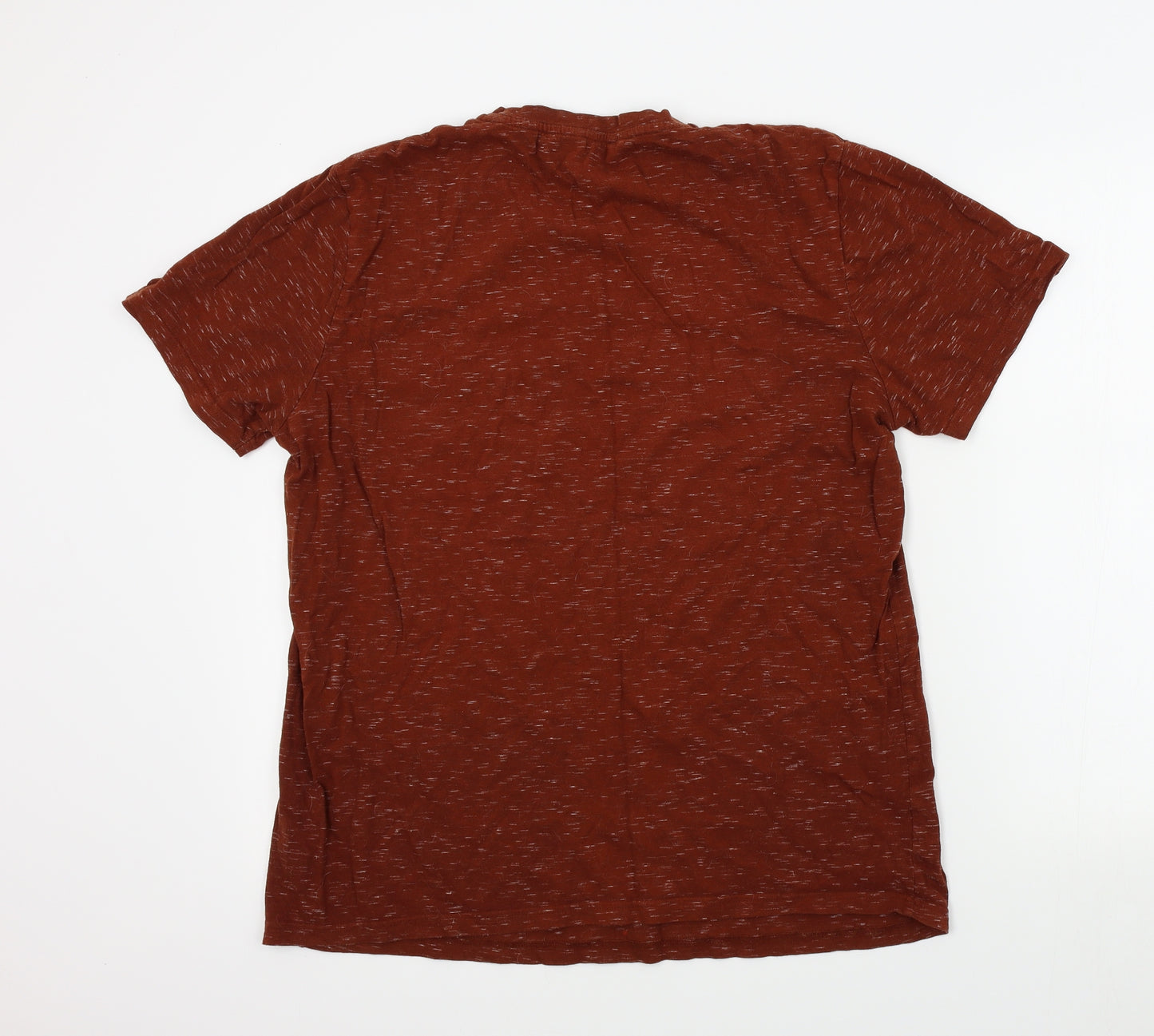 PEP&CO Mens Brown Colourblock   T-Shirt Size XL
