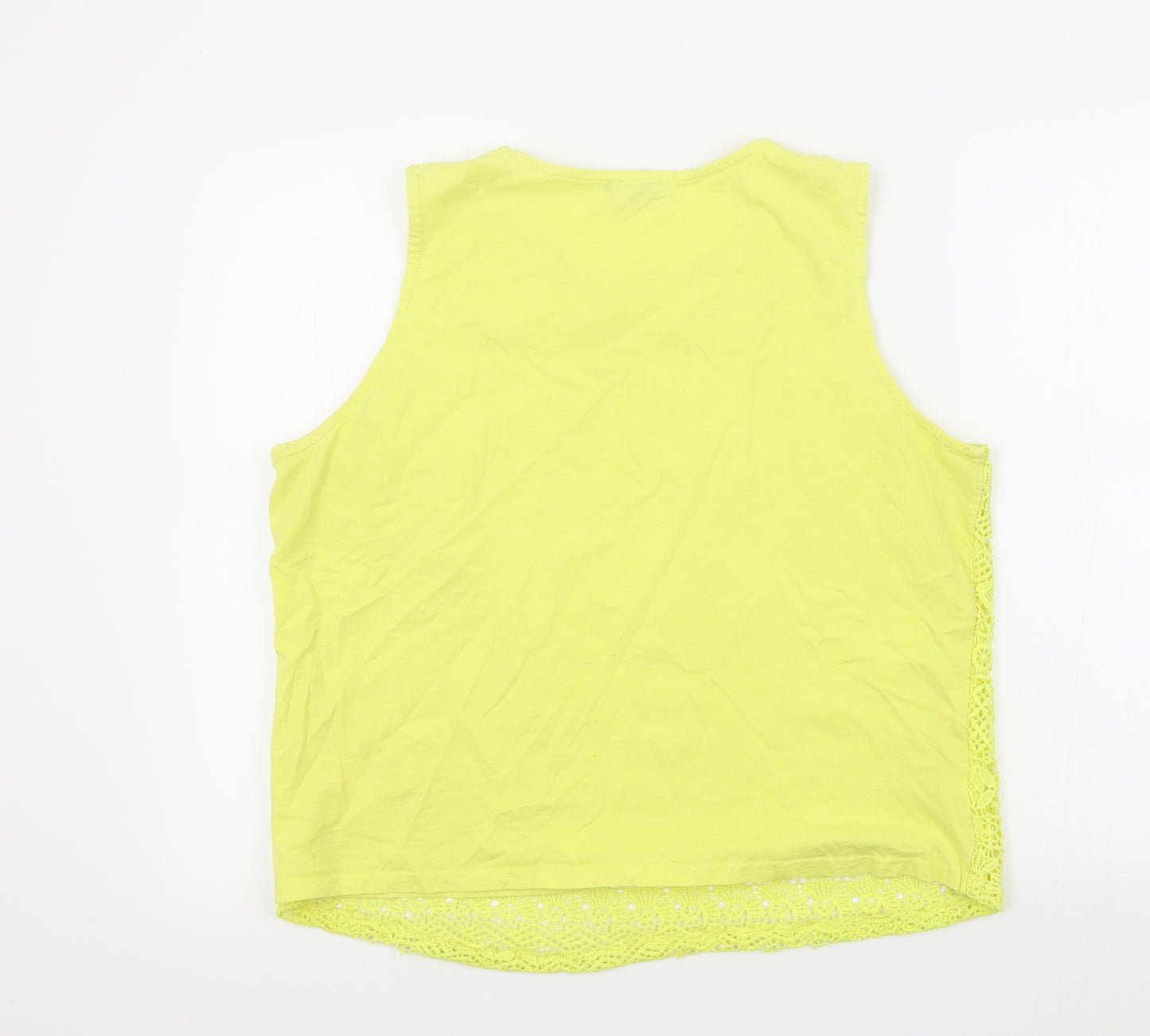 intuition Womens Yellow Colourblock  Basic T-Shirt Size 20