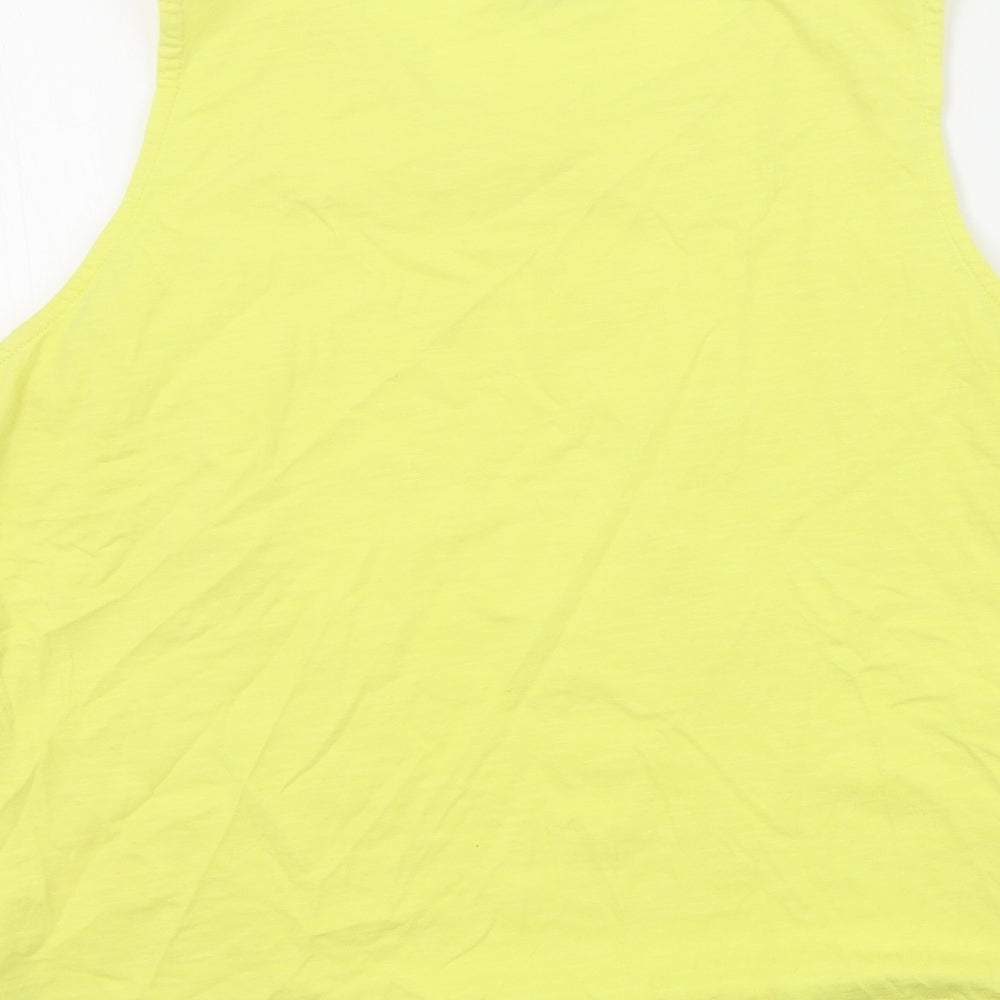 intuition Womens Yellow Colourblock  Basic T-Shirt Size 20