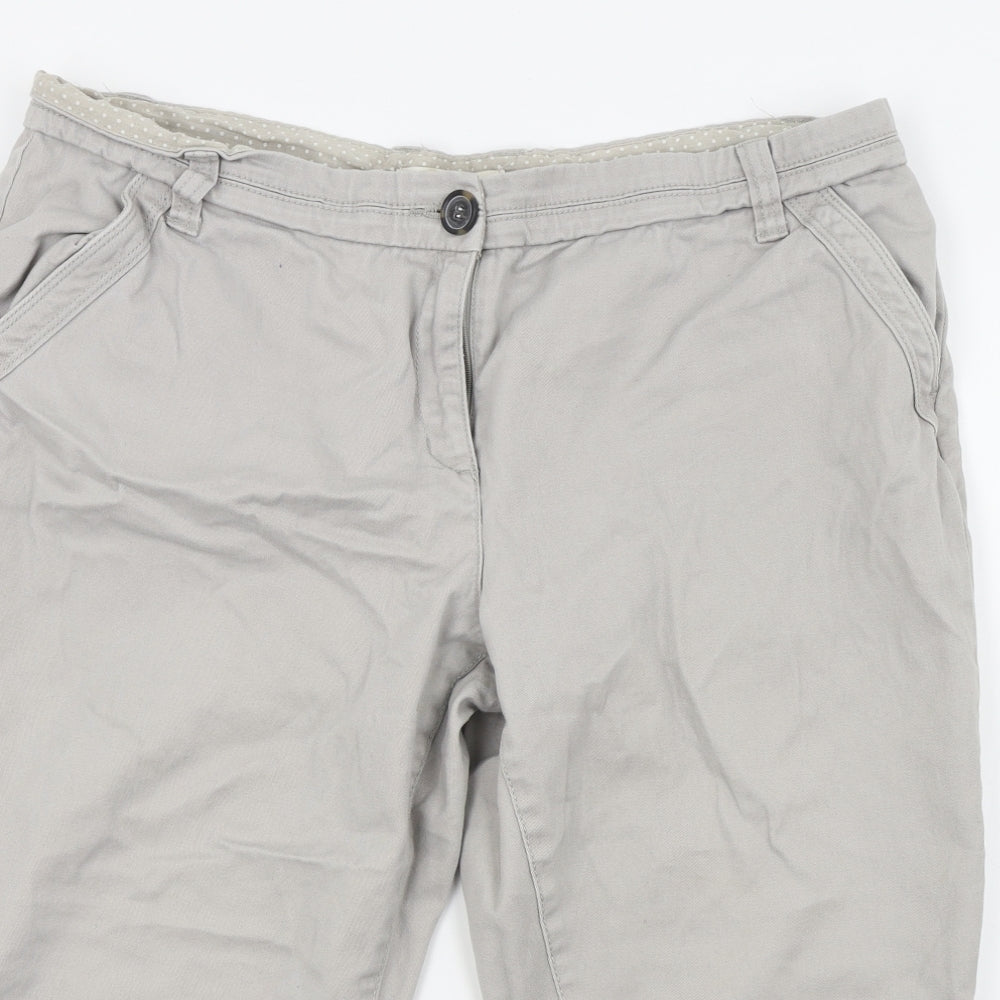 BHS Womens Grey Colourblock  Bermuda Shorts Size 16