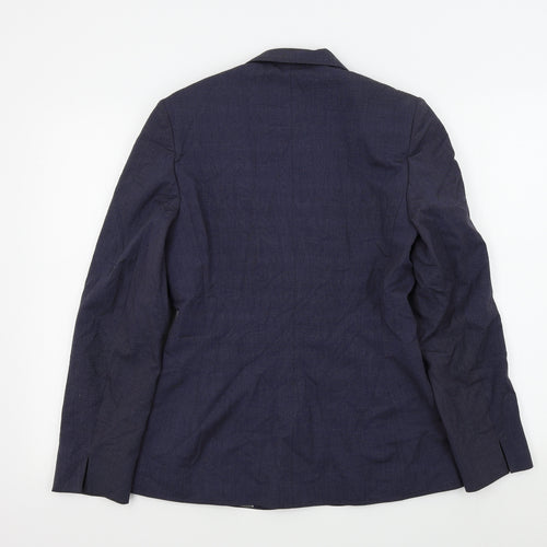 NEXT Womens Blue Colourblock  Jacket Blazer Size 10