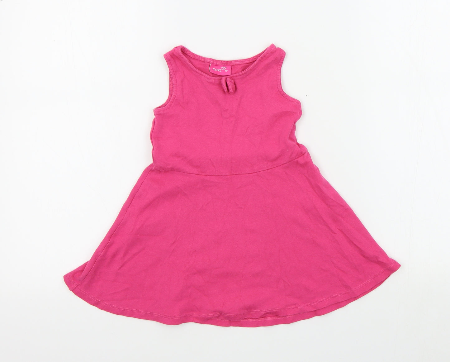 NEXT Girls Pink   Fit & Flare  Size 2-3 Years
