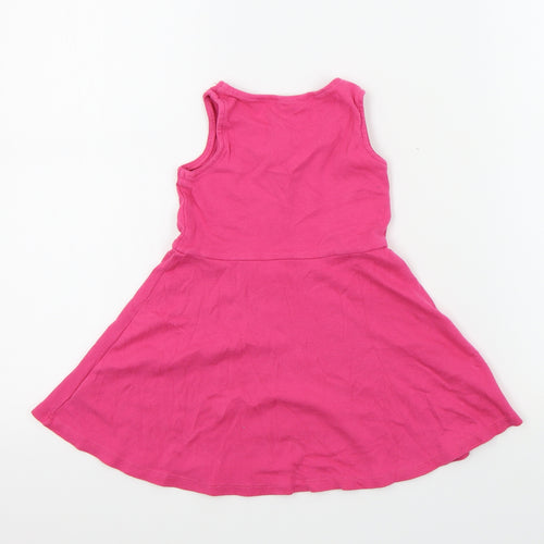 NEXT Girls Pink   Fit & Flare  Size 2-3 Years