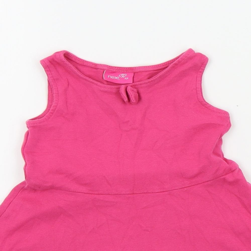 NEXT Girls Pink   Fit & Flare  Size 2-3 Years