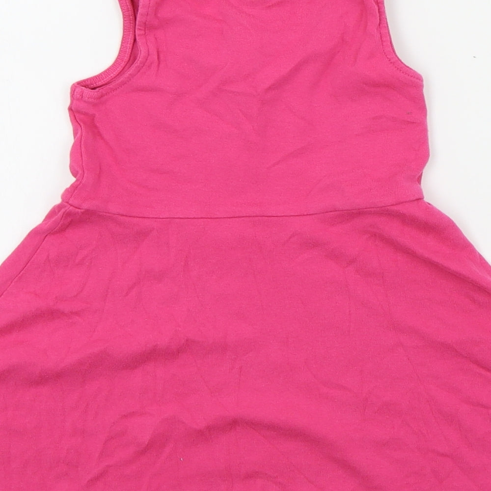 NEXT Girls Pink   Fit & Flare  Size 2-3 Years