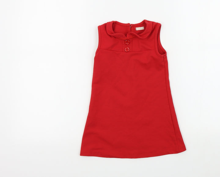 BHS Girls Red   A-Line  Size 2-3 Years
