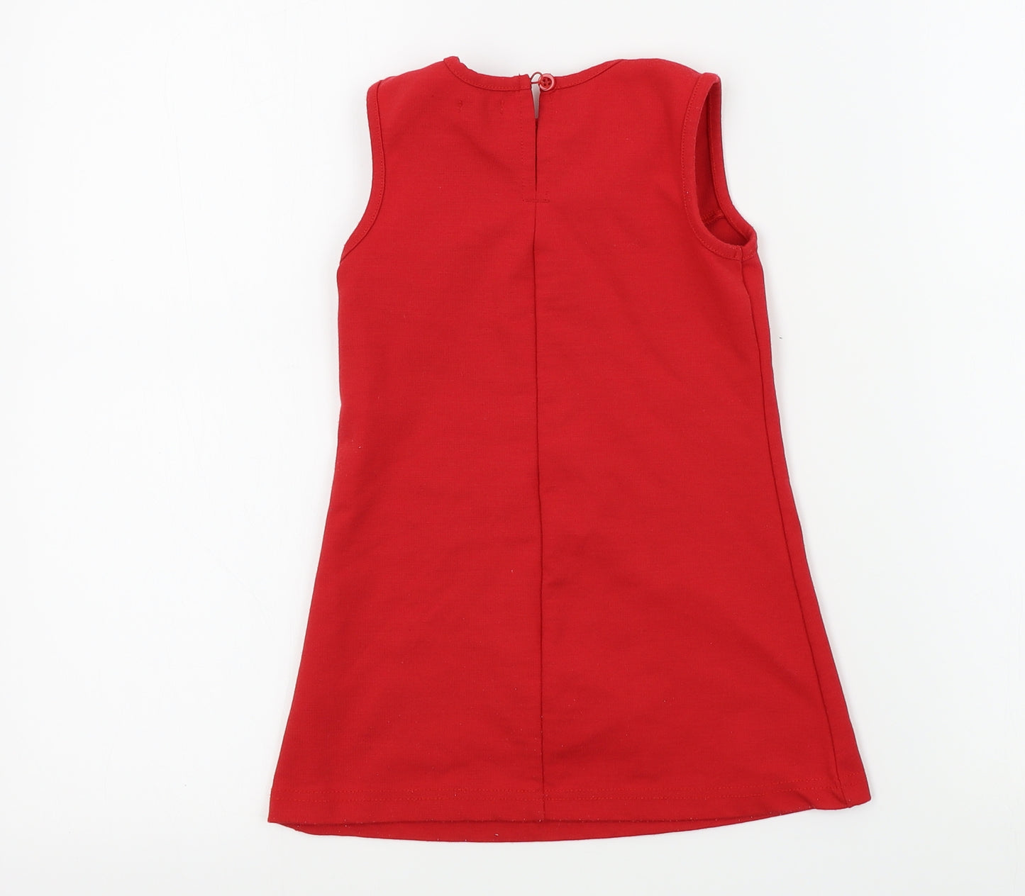BHS Girls Red   A-Line  Size 2-3 Years